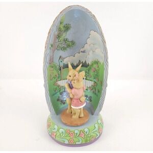 Jim Shore Heartwood Creek Easter Bunny LED Rotating Figurine New in Box